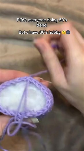 POV: Your 80s Hobby is Crochet Tulips 🌷🧶