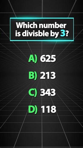 Divisibility Challenge #4 Divisible by 3