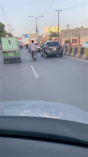 Dash Camera Recording of the road