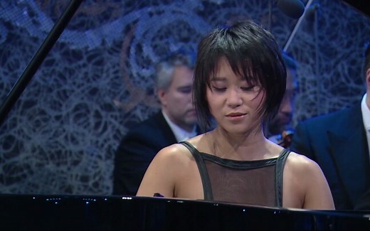 【钢琴】Gershwin Rhapsody in Blue_Yuja Wang，Gustavo Dudamel格什温 蓝色狂想曲 王羽佳 杜达梅尔