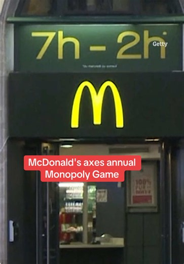 McDonald has axed it's annual fan-favourite Monopoly Game after 20 years. #mcdonalds #food #fastfood #monopoly #foodnews