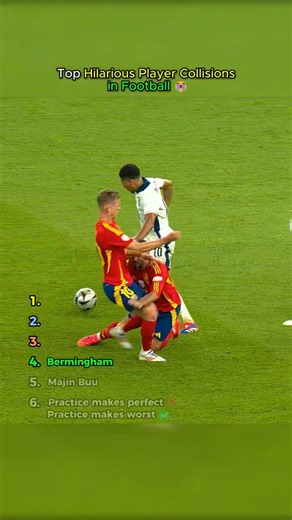 Top Hilarious Player Collisions in Football 😭