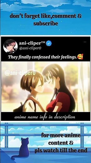 you're my everything 🥰||The Dangers in My Heart season 2 ep 13#shortanime#anicliper