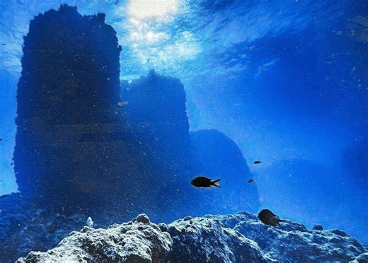 A submerged port connected by a tunnel to the temple of Taposiris Magna, where Cleopatra’s tomb is believed to be located, discovered