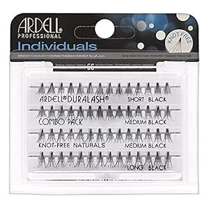 Ardell DuraLash Naturals Combo Pack - Flare Short, Medium, Long Black