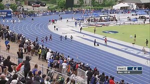 Da'Marcus Fleming clocks the third-fastest 100m of the day to advance! ⏱️ 10.26 seconds (-0.9 m/s) #GeauxTigers | 📺 @ESPNPlus | LSU Track & Field