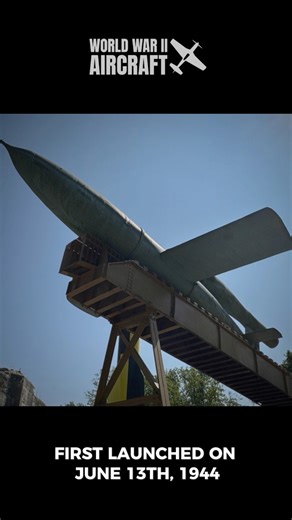 V-1 Flying Bomb #ww2 #military #aviation | World War II Aircraft