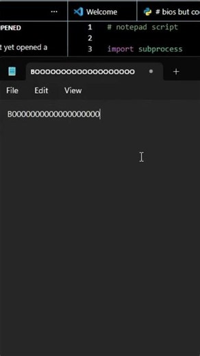 Visual studio code random notepad typing script