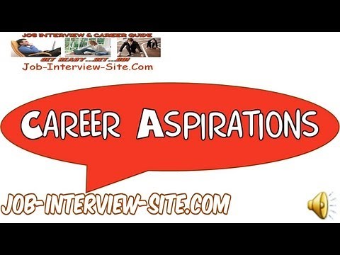 5 Key Career Aspirations Examples