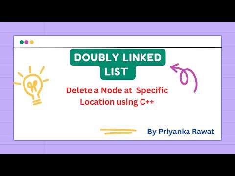 Deletion at Specific Position in Doubly Linked List | Delete Node in DLL using C++ | DSA Tutorial