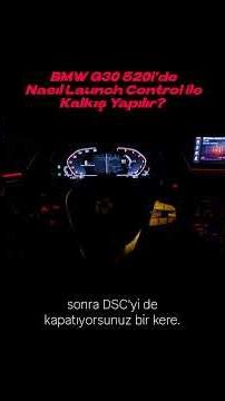 How to start a BMW G30 520i using Launch Control? #bmw #launchcontrol #g30