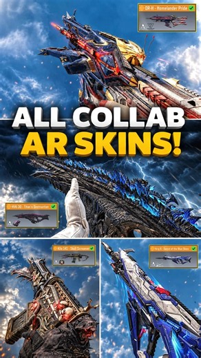 All Collab AR skins in CODM PT-1