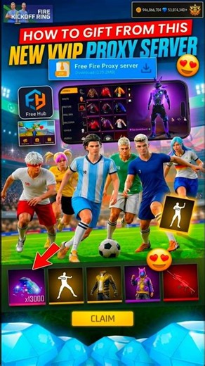 Free Fire VIP Proxy Server Download Kaise Kare?Latest Working Method Free Fire Proxy Server#shorts