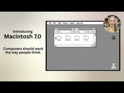 Retro Demo - Macintosh OS 7.0 by Apple in 1991 - Puppydog.io