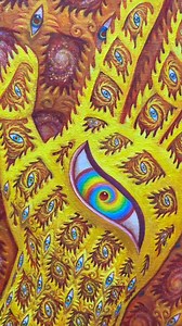 604K views · 23K reactions | Whenever we're expressing ourselves, the creative source of the cosmos that evolved our hands and animates them with life is working through us. Cosmic Hand, 2025 Now on display until Spring in the Grey House Gallery, at CoSM. Open Fridays, Saturdays & Sundays. 12-6pm ET. | Alex Grey | Facebook