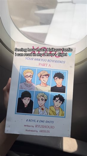 Ryu Shoujo on Instagram: "💘XOXO, YOUR HAIKYUU BOYFRIENDS💘 The haikyuu x reader book is divided into 2 parts— A & B!! 6 haikyuu boys / book 🏐 the one in the video is part A! The artist i collabed with was @__arisuix 🦦💫 who helped with my cover & every illustration there is! We have our own author's & artist's note at the last few pages signaling the end of the books. They're different in part A & B. The books are very comforting to those who want to dive into the yumejo world 🎀 people who d