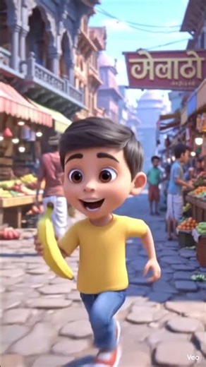 👉 “पैसे नहीं, केला चलेगा!” 😳 Funny Monkey Shop Story | 🍌🐒 #funnystory #animationshorts #youtube