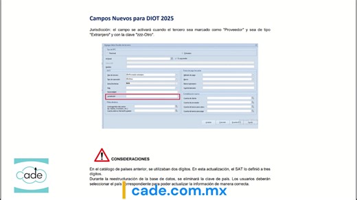 Estas Listo para #DIOT 2025 , #CADE y #Siigoaspel estamos listos para la cumplir contáctanos contaelectronica.com | Cade Soluciones