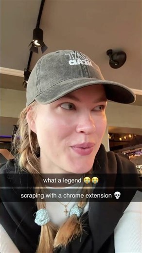 The extension he’s using is called Ultimate Web Scraper #data #scraper #nocode #chromeextension