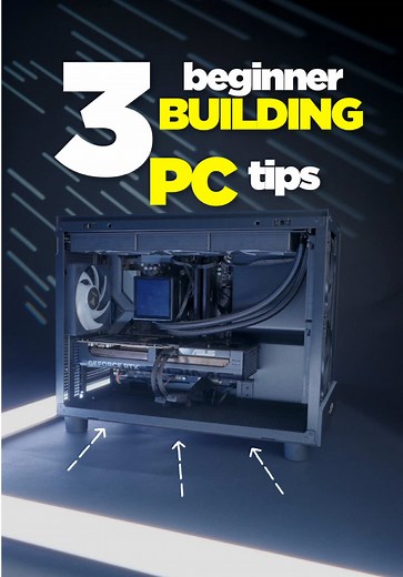 3 Easy Beginner PC Building Tips! #pc #pcbuild #tech | pc
