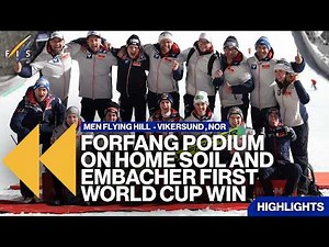 Embacher succeeds with a strong point advantage in Vikersund! | Highlights | FIS Ski Jumping