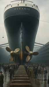 RMS Oceanic, um dos navios mais lindos e bem construídos da White Star Line, em animação IA. #mar #ship #navio #oceano #sea | Amante dos oceanos