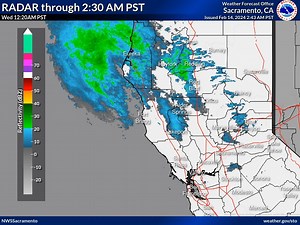 1K views · 46 reactions | Happy Valentine's Day! Light precip is being observed over the northern portions of our area this morning. More substantial precipitation is expected by this afternoon and evening. | US National Weather Service Sacramento California | Facebook