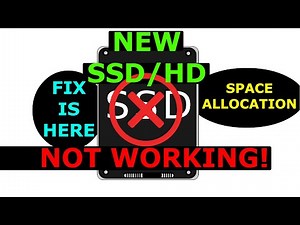 SSD not working FiX