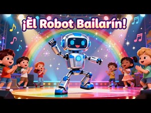 🤖💃 ¡El Robot Bailarín! | Canción Infantil Educativa y Divertida para Niños 🎶🌈