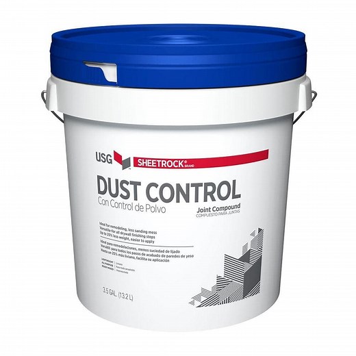 Reviews for USG Sheetrock Brand 3.5 gal. Dust Control Ready-Mixed Joint Compound | Pg 1 - The Home Depot