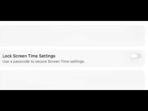 Fix Lock Screen Time Settings Option Greyed Out/Fix Nothing Happens On Clicking Lock Screen Time Mac