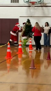 Santa was on the lookout at GRS this morning because he heard it was GRINCH Day! Thanks for the save SANTA!!! | Iroquois County CUSD 9 - Watseka School District