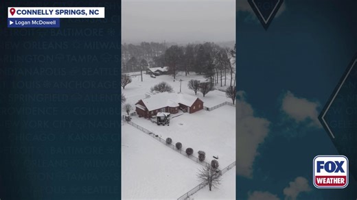 Drone footage over North Carolina