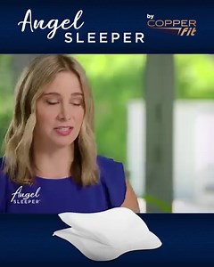 Copper Fit®'s New Posture Pillow For Back & Side Sleepers 😴 Formed with superior adaptive memory foam 😴 Posture-correct contours for proper spine and neck alignment 😴 Helps reduce pressure and stress on your body 😴 Unique cut-out rests your arm in its natural, comfortable sleep position 😴 Soft, copper-infused, machine washable pillow case helps reduce odors and bacteria | Copper Fit