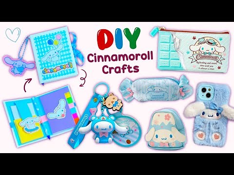DIY Cinnamoroll Crafts - Handmade Cinnamoroll Stationery - School Supplies
