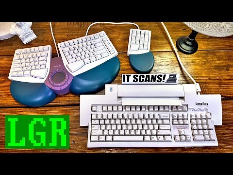 Weird 90s PC Keyboards - The Scanner & 𝗧𝗛𝗘 𝗙𝗨𝗧𝗨𝗥𝗘