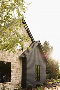 The Stone is Done on our Exterior! - Chris Loves Julia