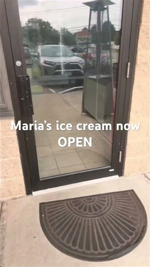 Maria’s ice cream now open 17 Pine St., Norfolk. Come get your ice cream now.