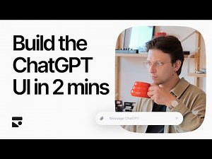 Build the ChatGPT UI in 2 mins in Subframe