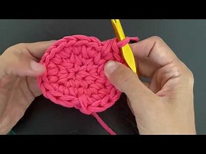 Καλάθι πλεκτό με βελονάκι /Μαθαίνω να πλέκω/how to crochet basket/ πως να πλέξω καλαθι με μακο νήμα