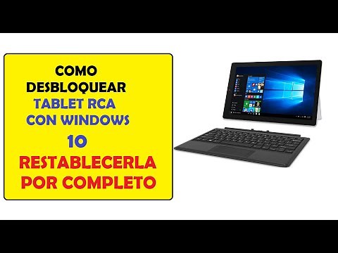 como restablecer Tablet RCA Cambio 10.1" 2-in-1 de 32GB con Windows 10 / como desbloquear