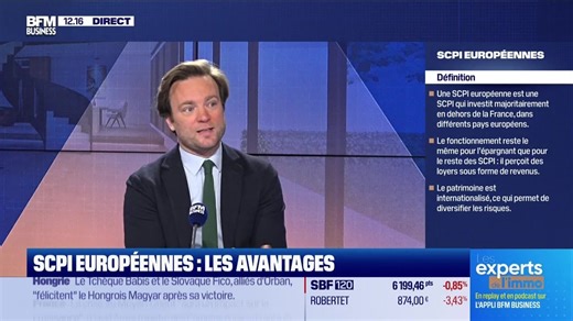 Les Experts de l'immo : Qu'est-ce qu'une SCPI européenne ? - 13/04