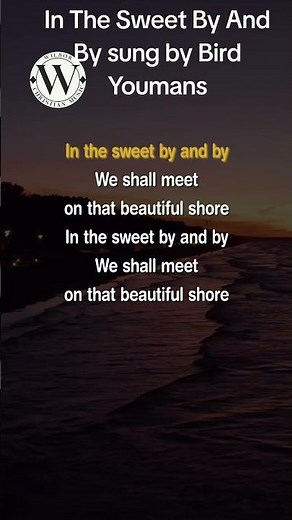 In The Sweet By And By (Music Video with Lyrics) Bird Youmans #shorts #christianmusic