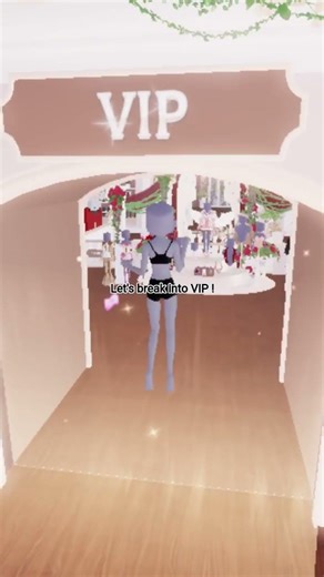 I BREAKED INTO VIP ! #break #breakintovip #dti #roblox