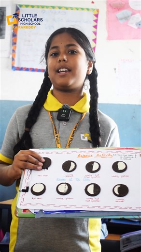 LITTLE SCHOLARS HIGH SCHOOL on Instagram: "Spinning through the moon’s journey! 🌙💫 Our Grade 5 learners discovered the different faces of the moon in an exciting science activity. 📍Little Scholar School 🌐 littlescholar.in | 📞 +91 98495 55541 #Grade5Science #PhasesOfTheMoon #MoonActivity #HandsOnLearning #ScienceFun #ClassroomActivity #YoungAstronomers #LearningByDoing #LittleScholarsHighSchool"