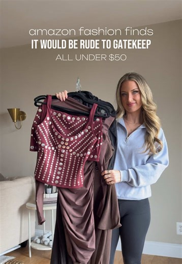These amazon fashion finds were way too good to gatekeep! I’m 5’5 wearing a small in the dresses and a medium in the set! All on my sf under: AS SEEN ON TIKTOK 💋 More outfit specifics on my LTK! #amazonfashion #amazontryon #matchingset #winteroutfit #partydress @Milumia_Official @floerns official