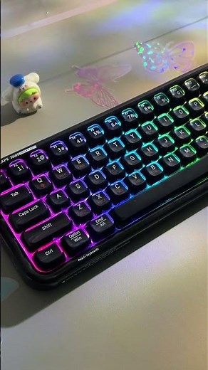 New Arrival | All Black Tri-Mode Keyboard #mofii #keyboard #desksetup