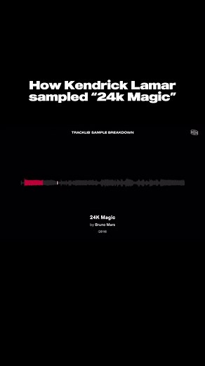 Kendrick Lamar's Sample from Bruno Mars' 24k Magic