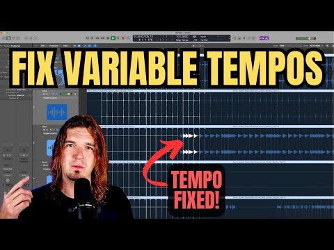 How To FIX VARIABLE TEMPOS for BACKING TRACKS or SONGS