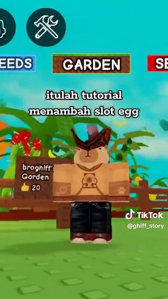 Cara Menambahkan Slot Egg di Grow a Garden Roblox
